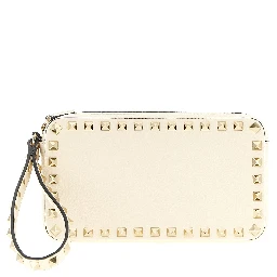 White Calfskin Clutch Bag