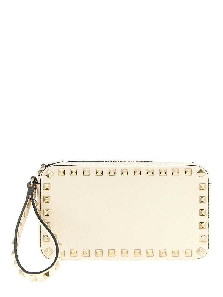White Calfskin Clutch Bag