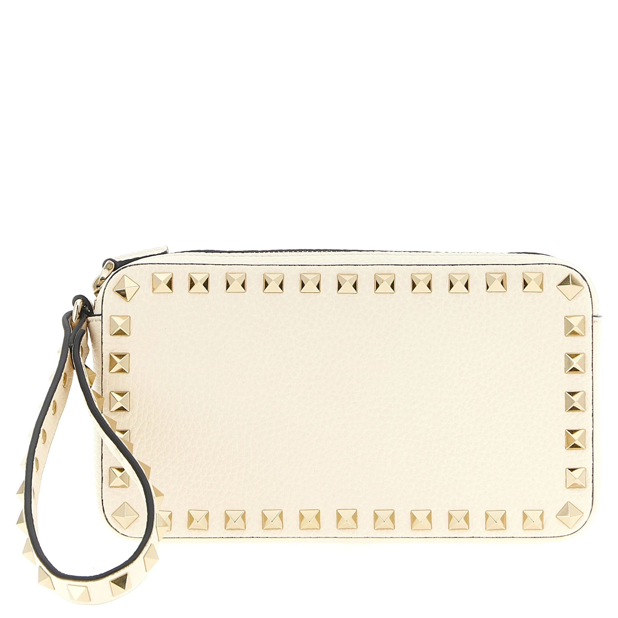White Calfskin Clutch Bag