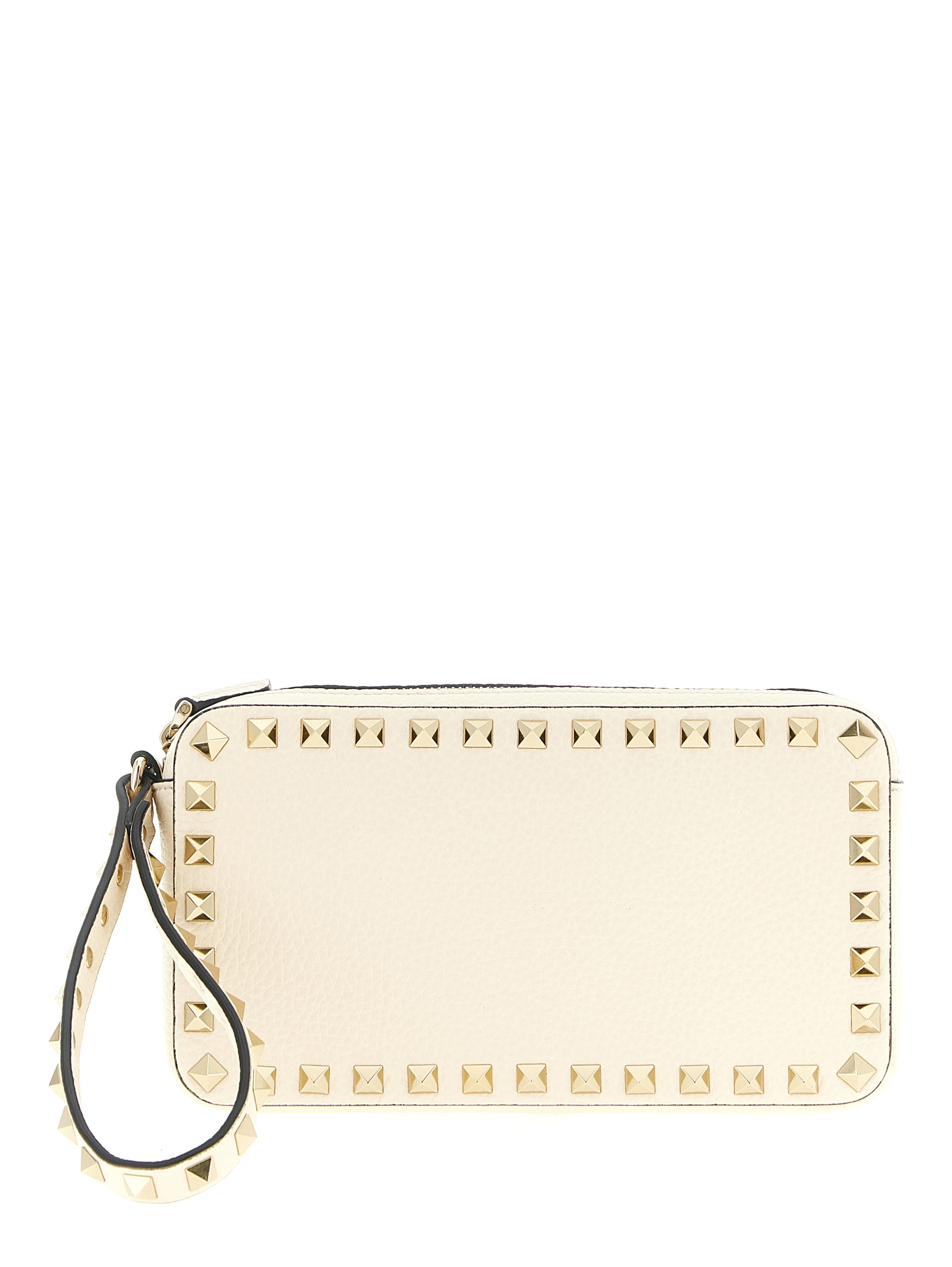 White Calfskin Clutch Bag