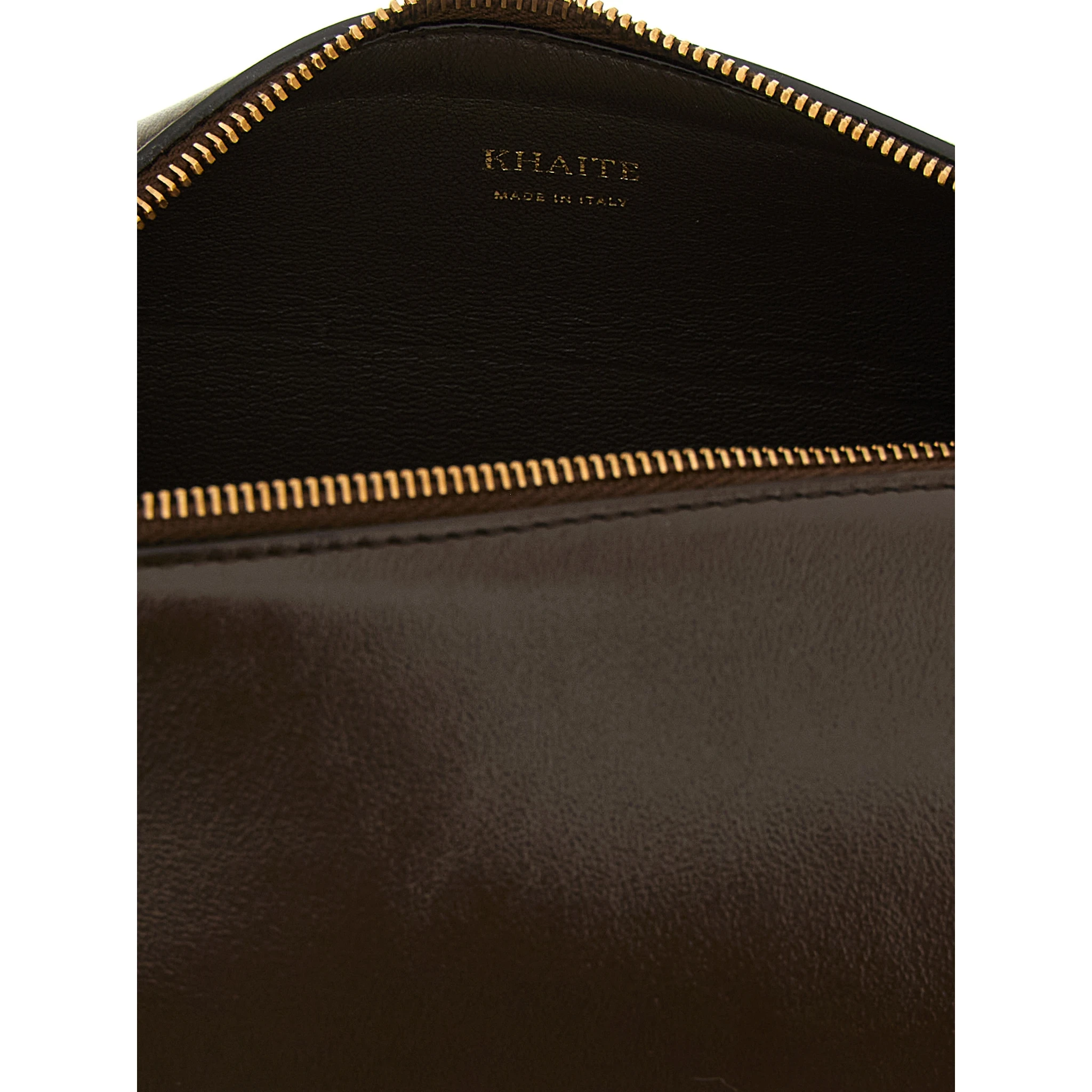 Brown Calfskin Crossbody Bag