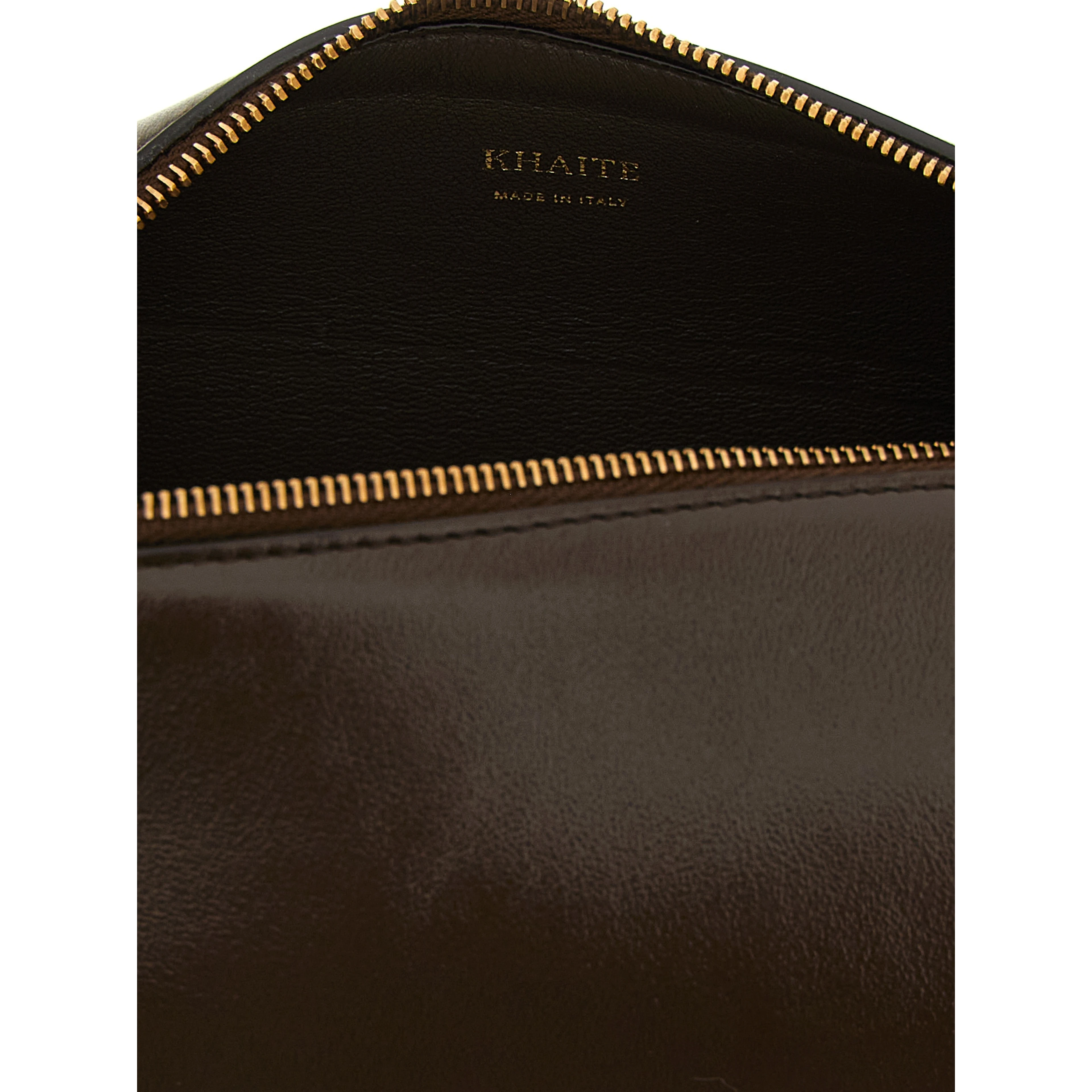 Brown Calfskin Crossbody Bag