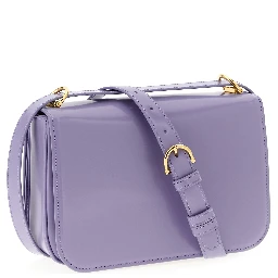Purple Calfskin Shoulder Bag