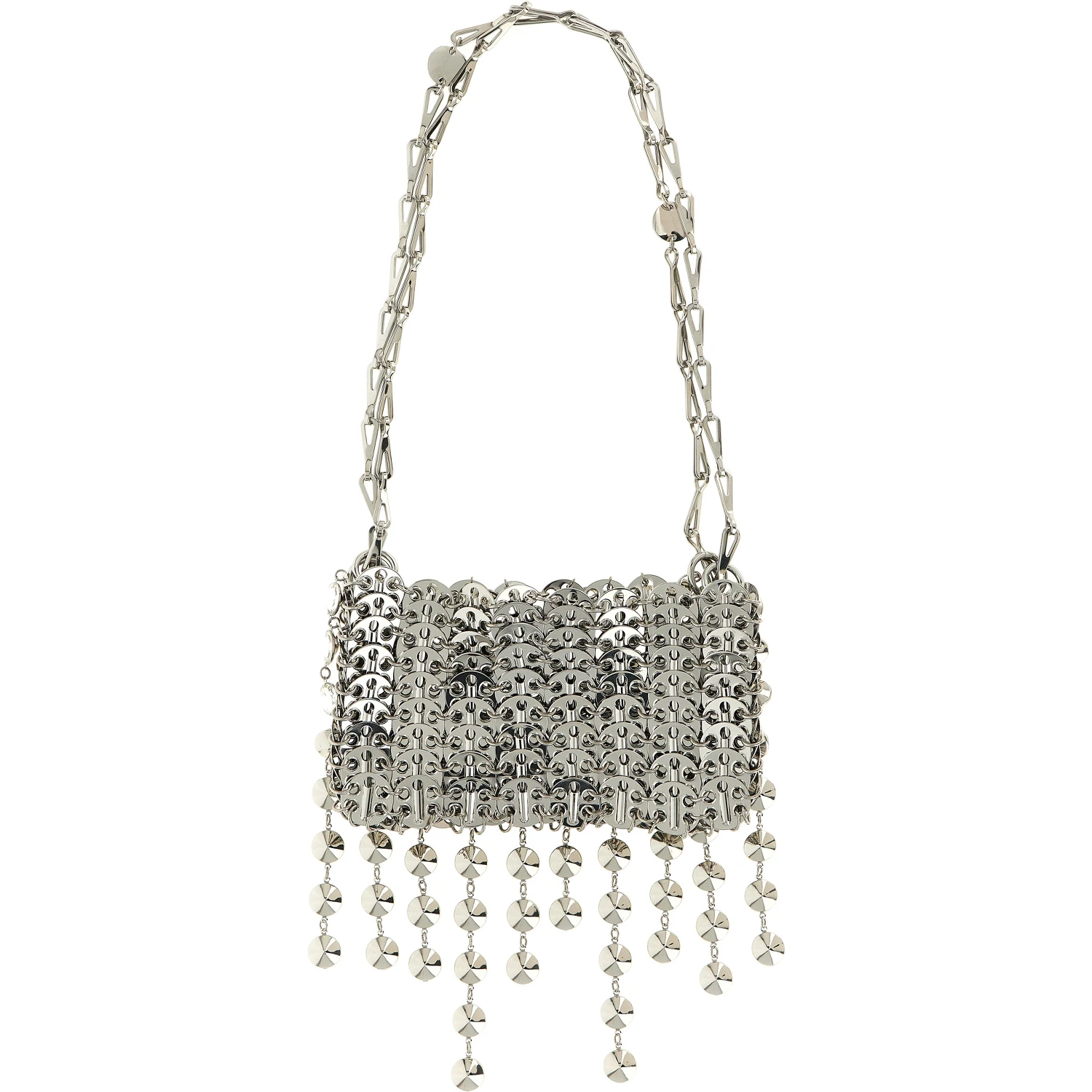 Silver Brass Shoulder Bag