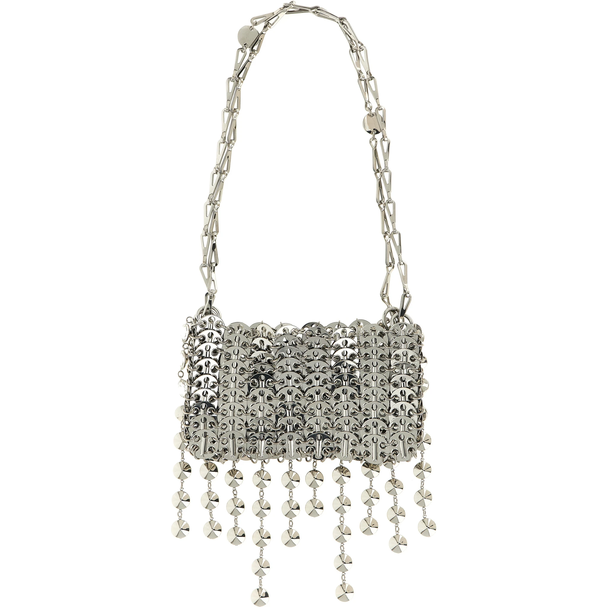 Silver Brass Shoulder Bag
