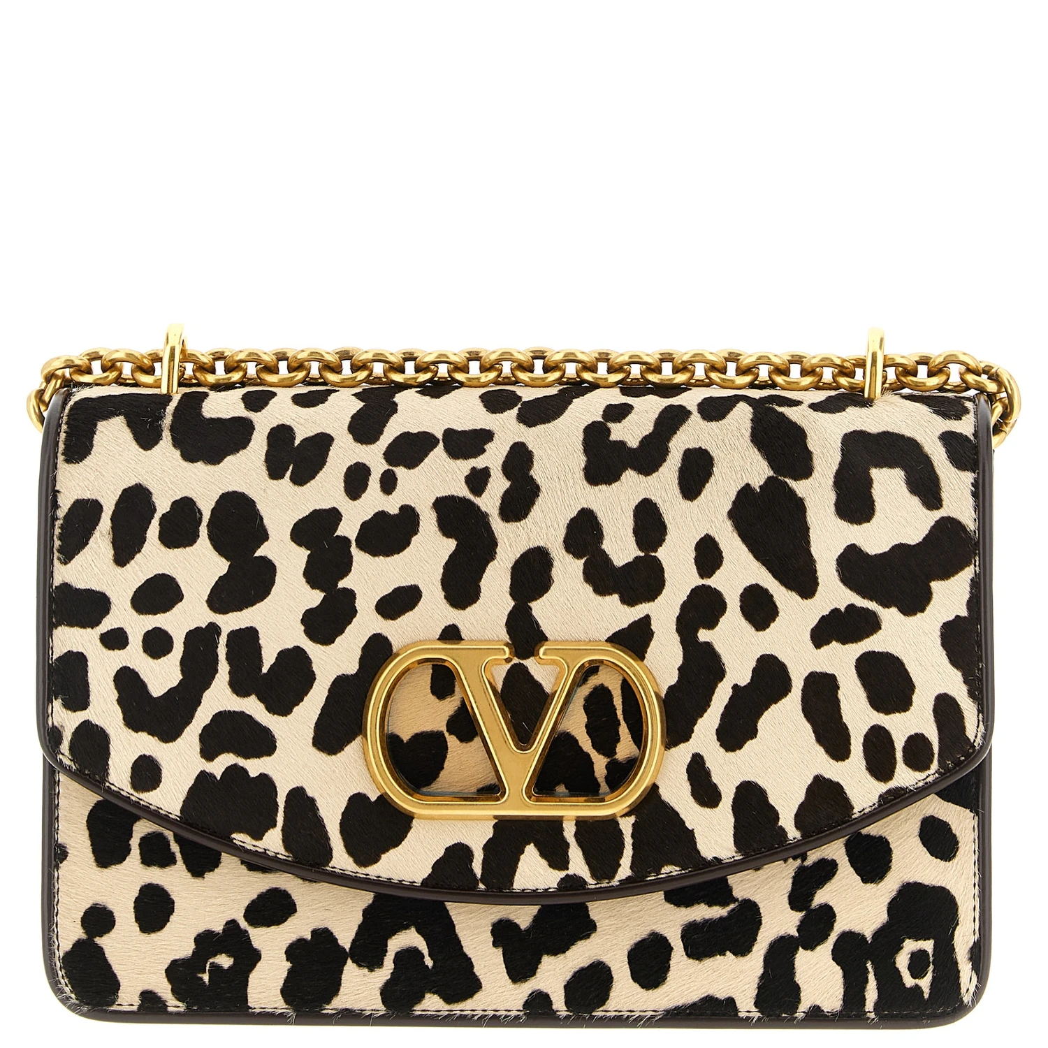Multicolor Calfskin Shoulder Bag