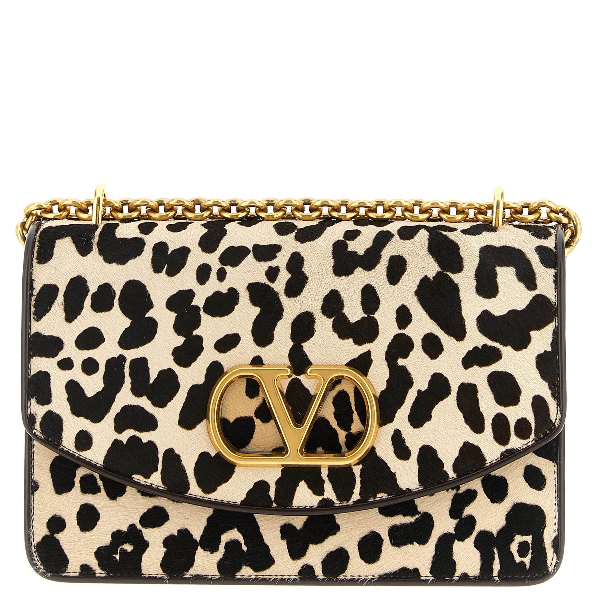 Multicolor Calfskin Shoulder Bag