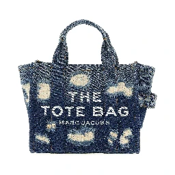 Blue Cotton Tote Bag