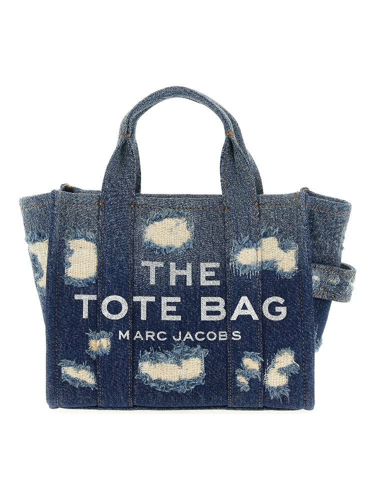 Blue Cotton Tote Bag