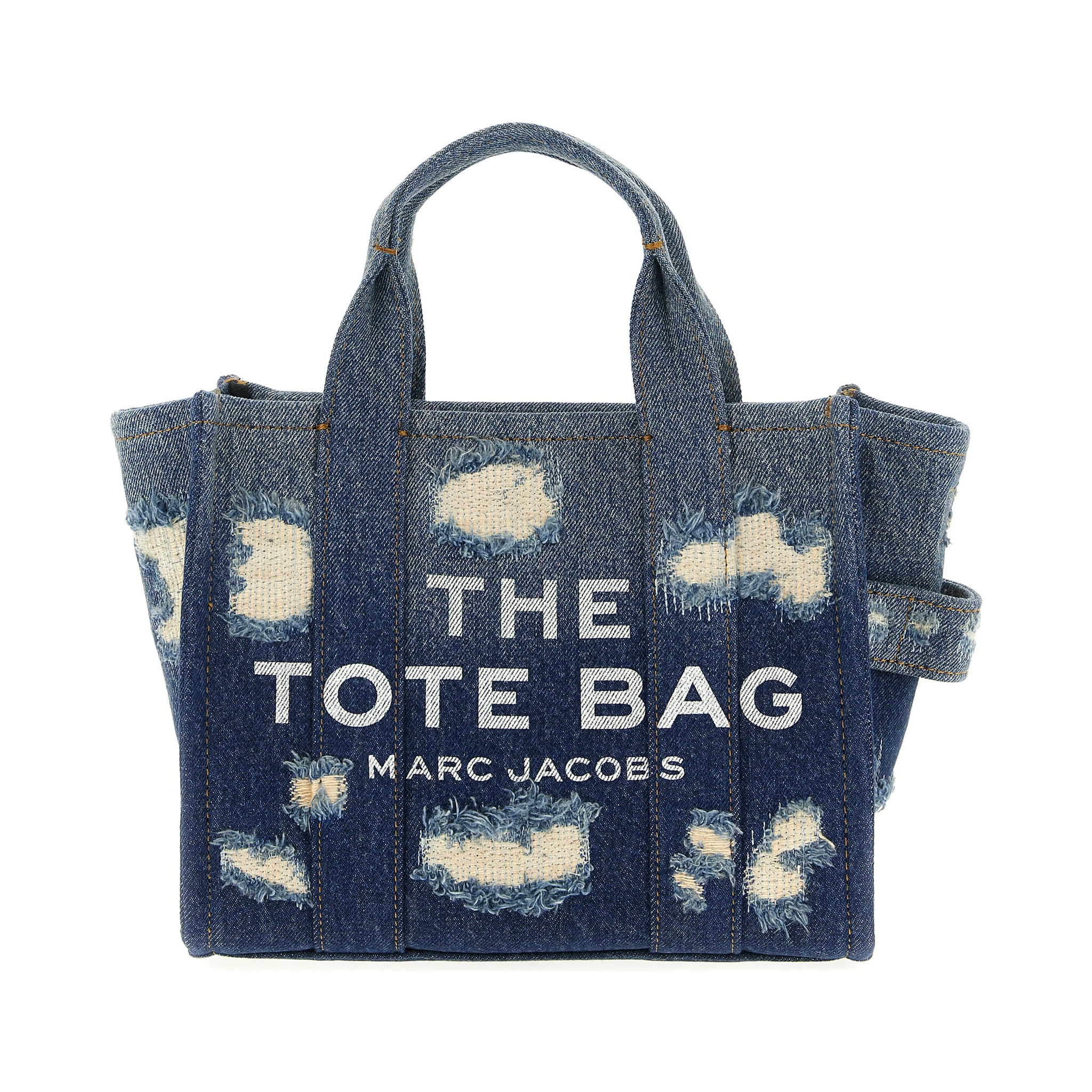 Blue Cotton Tote Bag