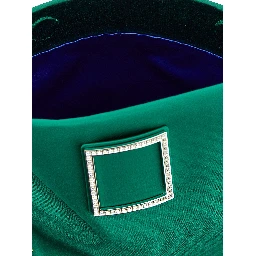 Bicolor Viscose Clutch Bag