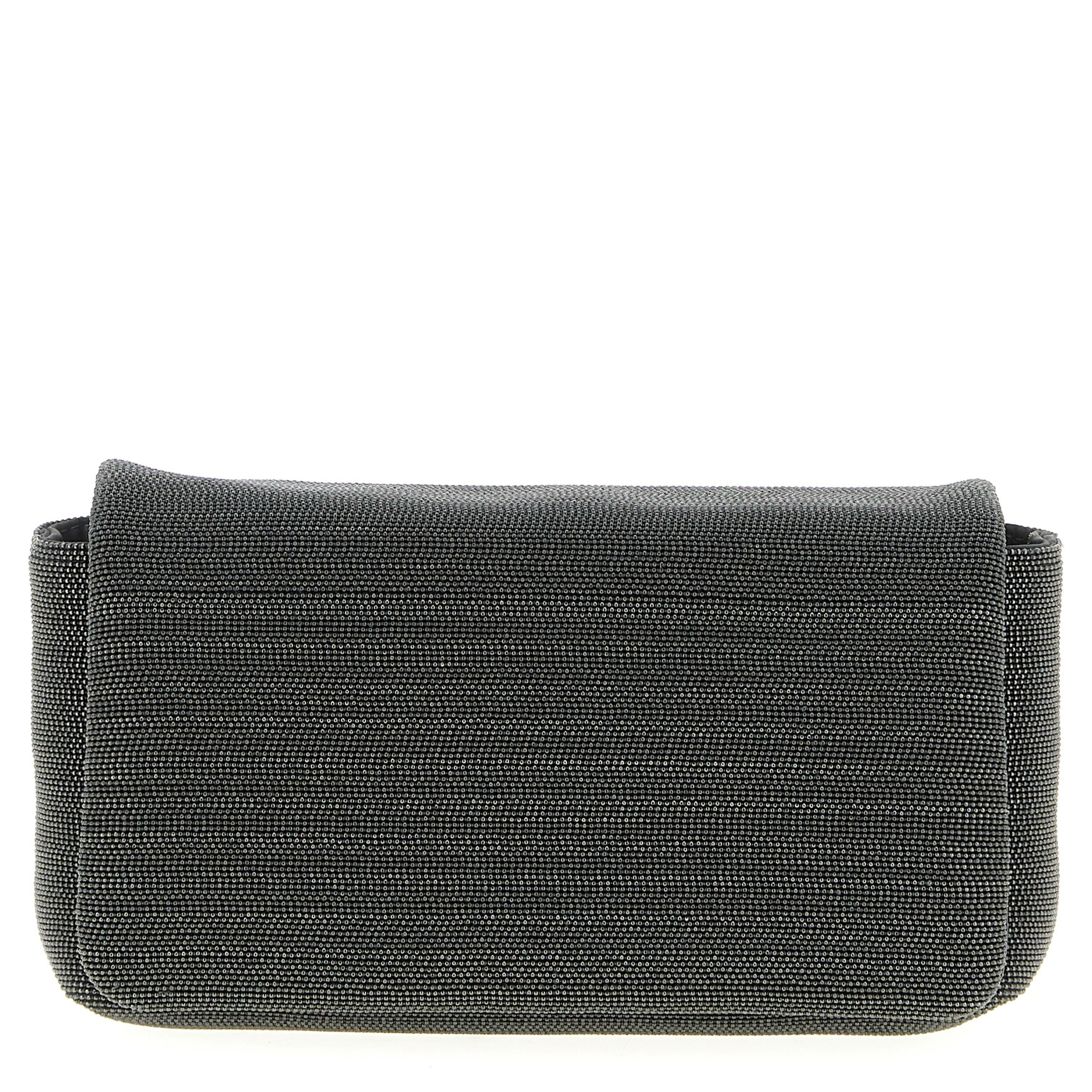 Black Leather Clutch Bag