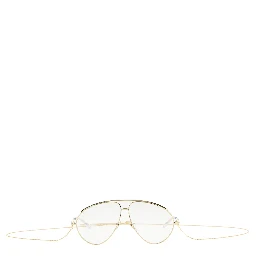 Gold Polyamide Sunglasses