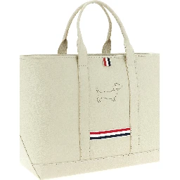 White Calfskin Tote Bag