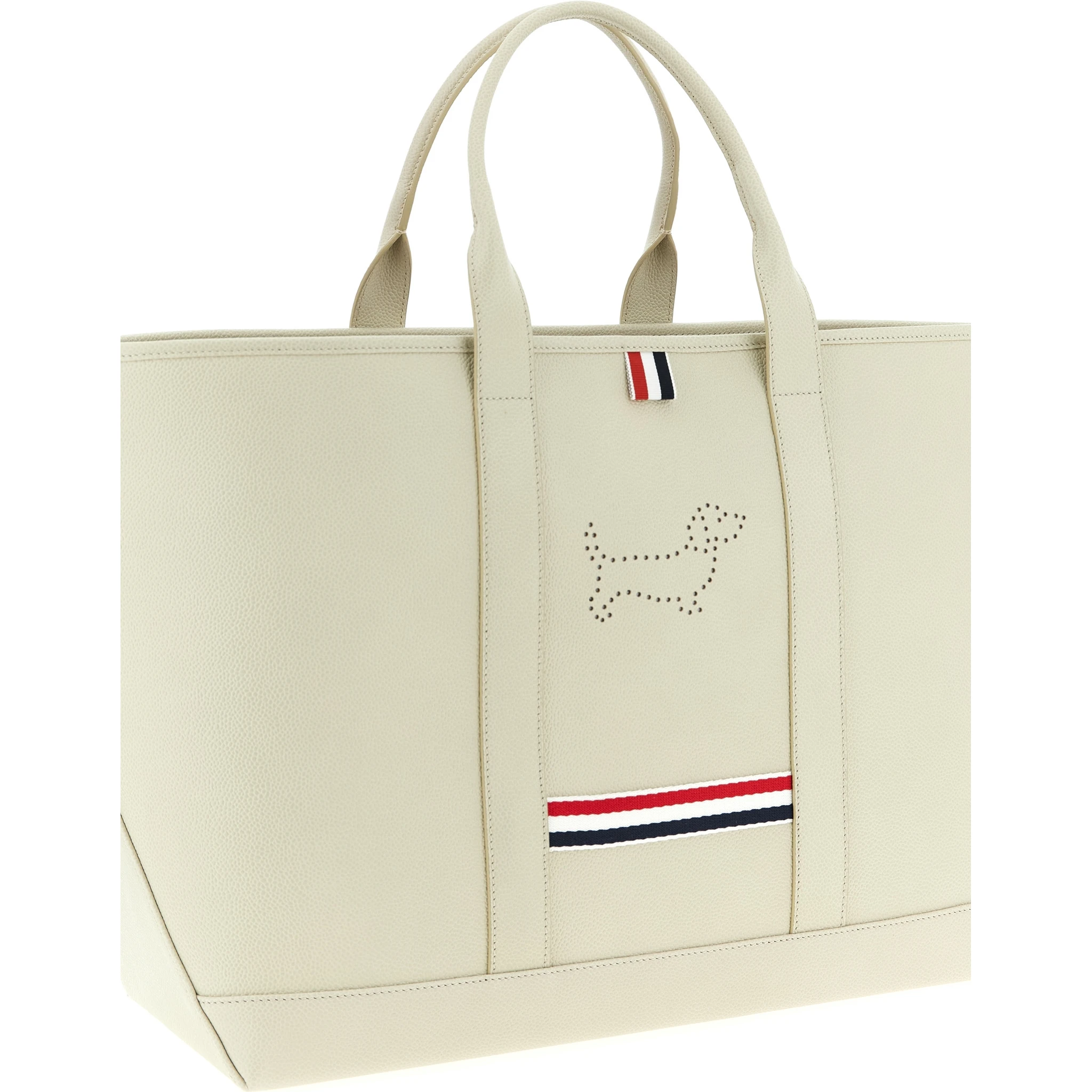 White Calfskin Tote Bag