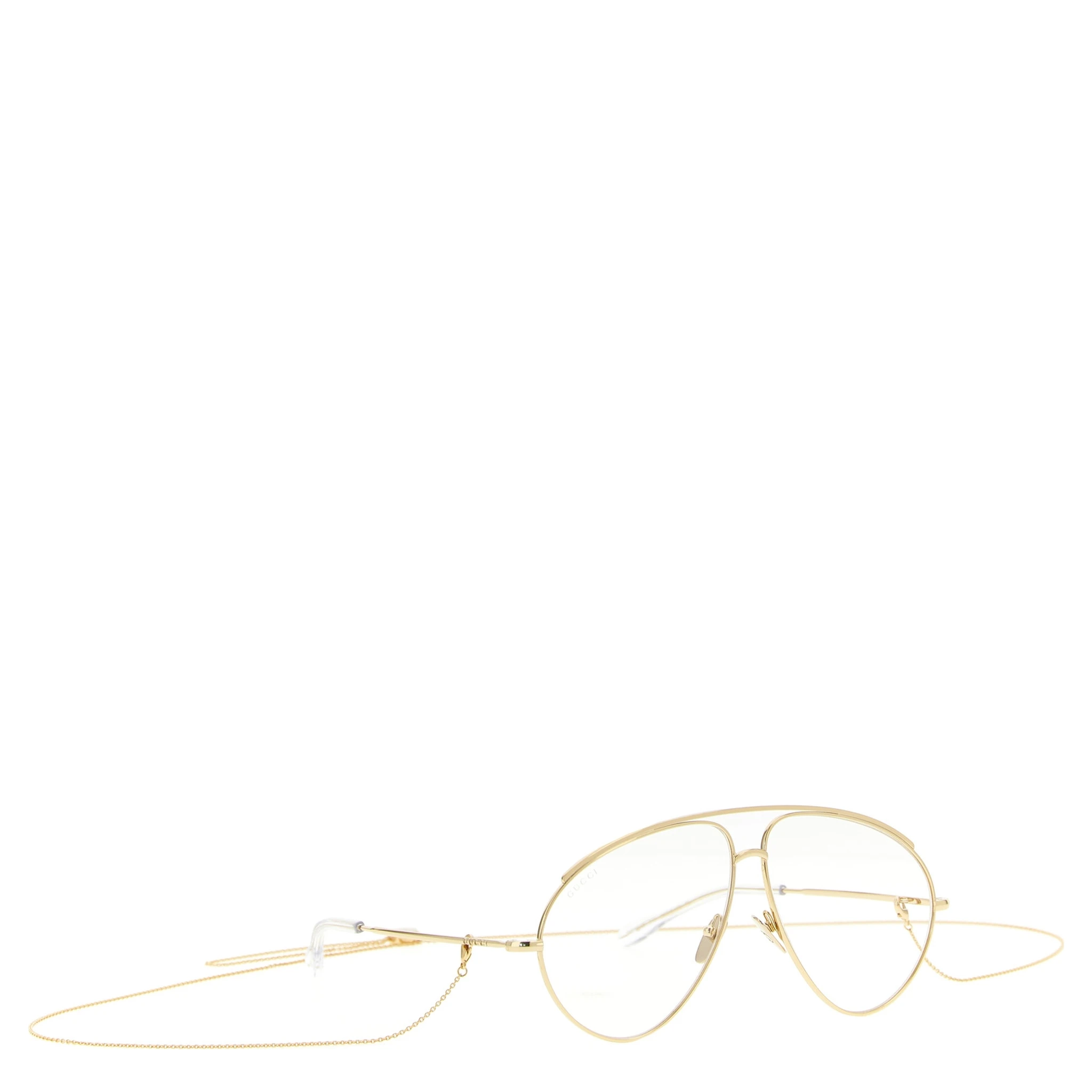 Gold Polyamide Sunglasses