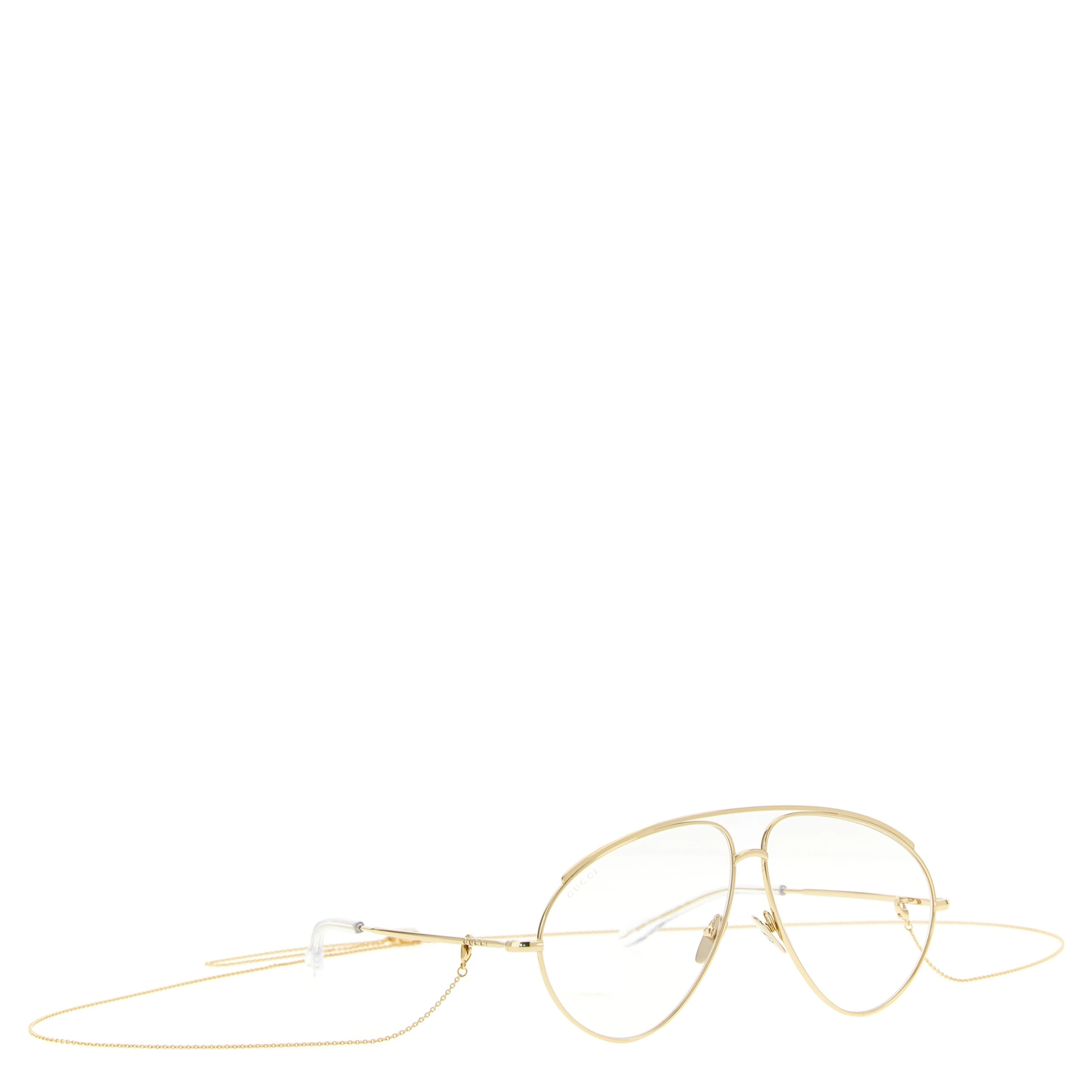 Gold Polyamide Sunglasses