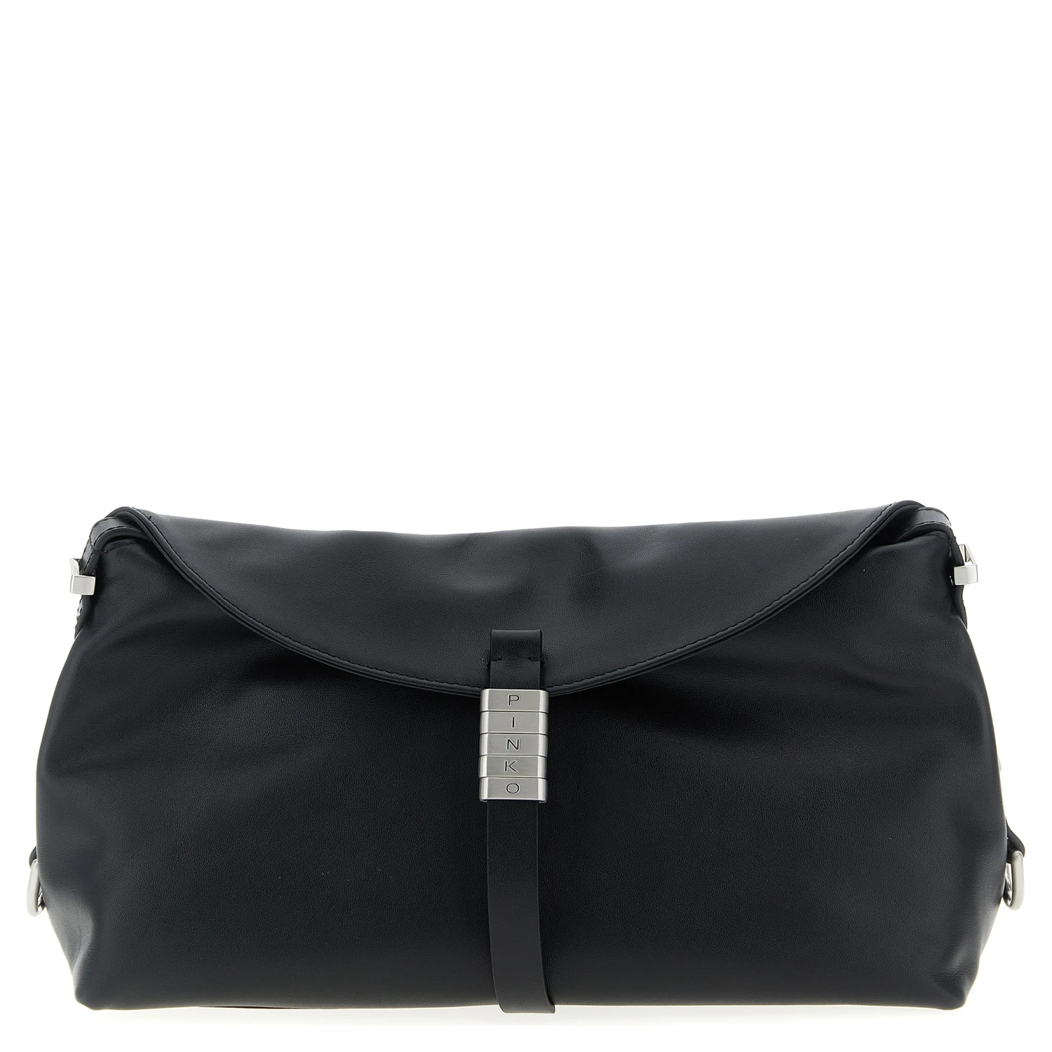 Black Goatskin Shoulder Bag