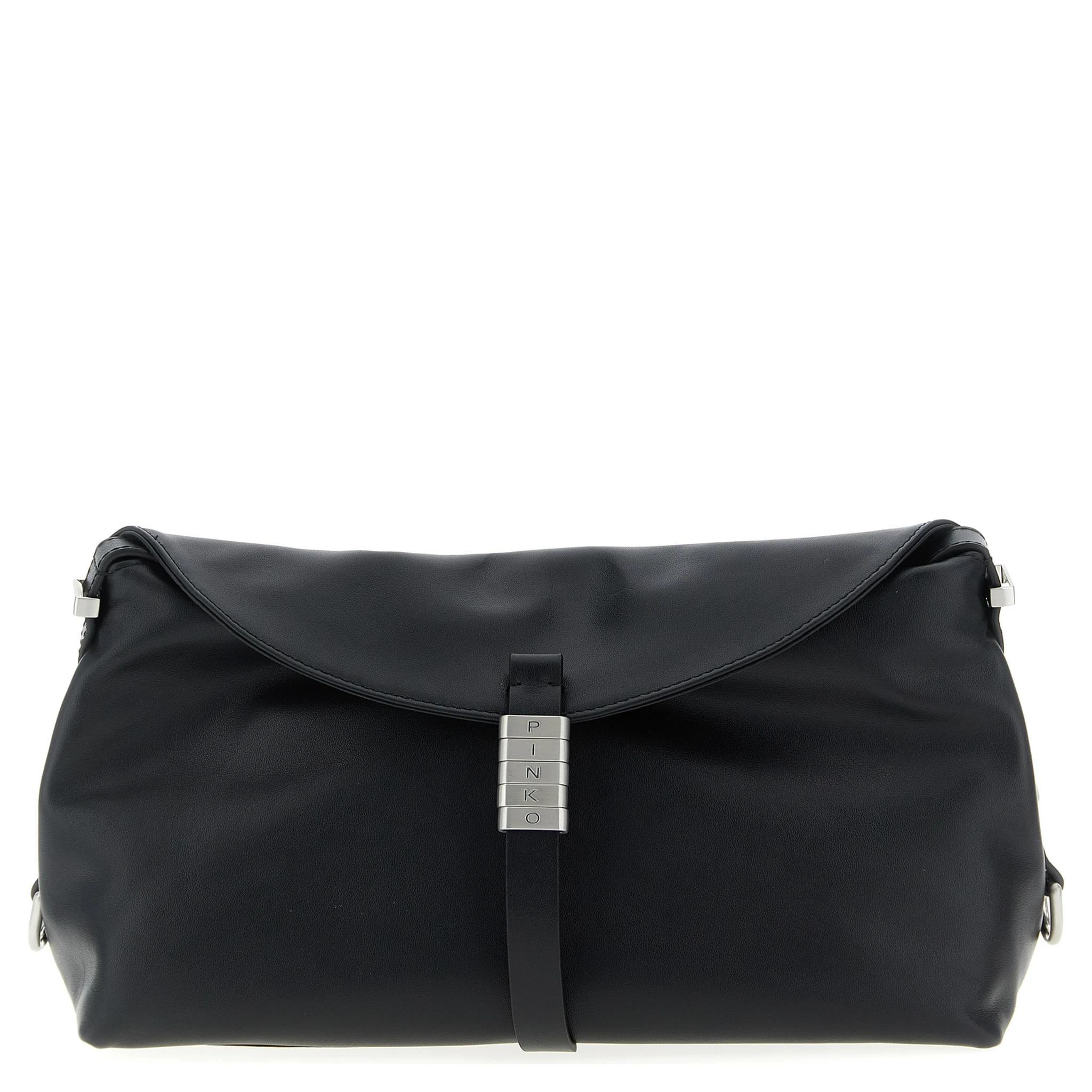 Black Goatskin Shoulder Bag