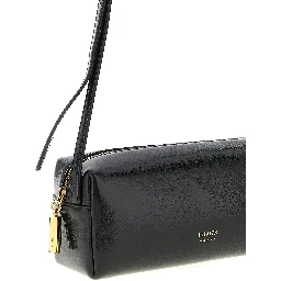 Black Calfskin Crossbody Bag