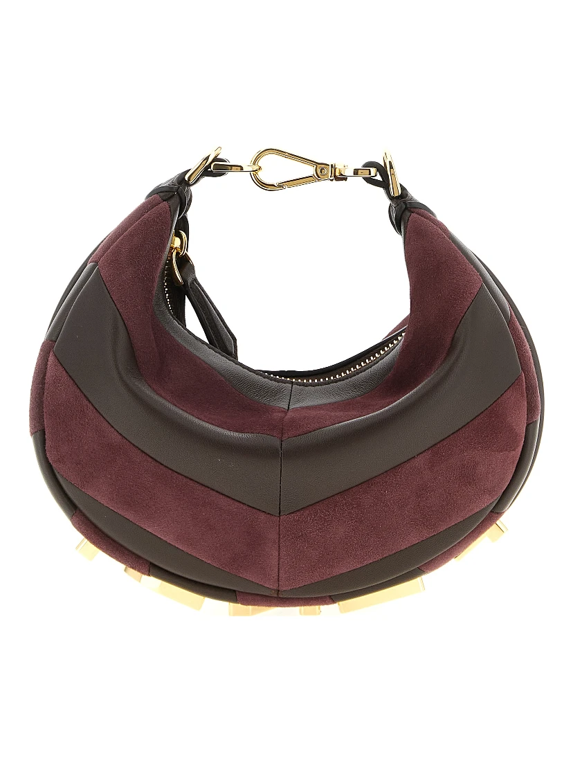 Multicolor Lamb Leather Handbag