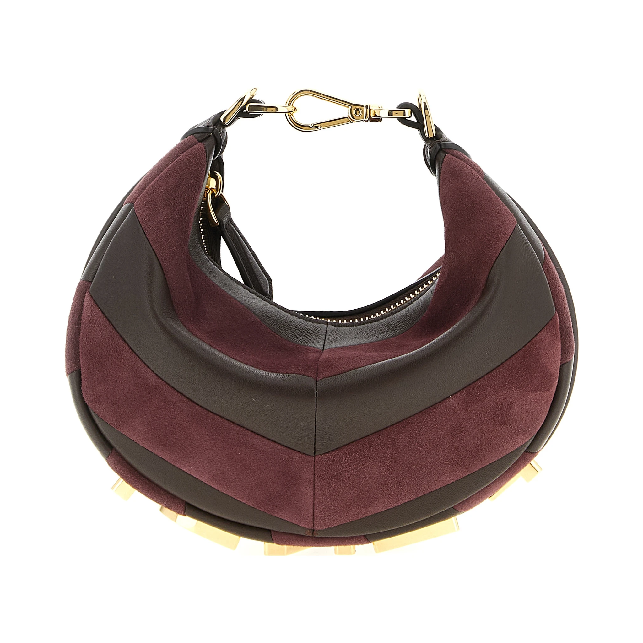 Multicolor Lamb Leather Handbag
