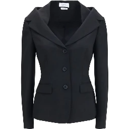 Black Wool Oves Aries Full-Length Jacket
