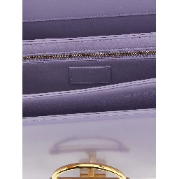 Purple Calfskin Shoulder Bag