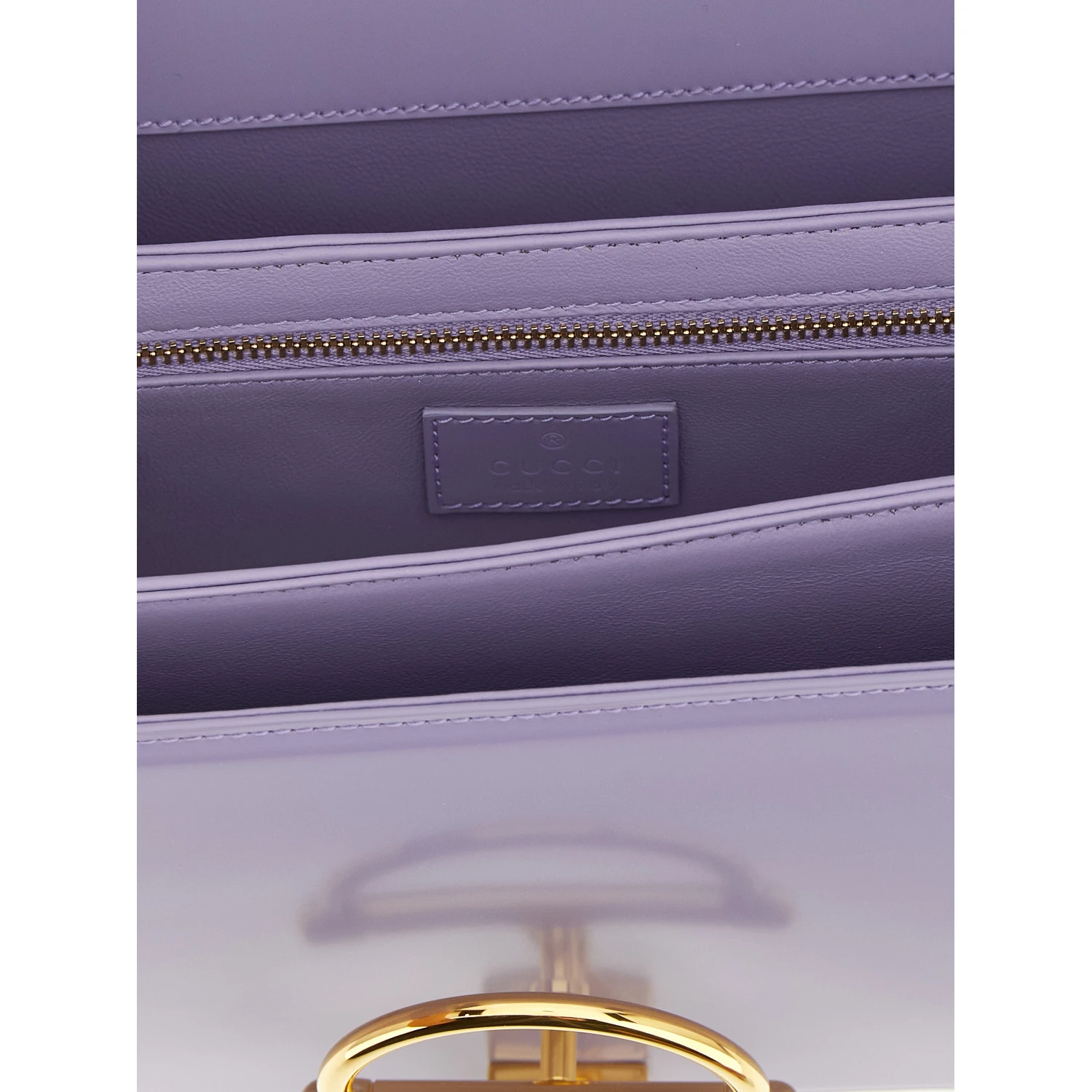 Purple Calfskin Shoulder Bag