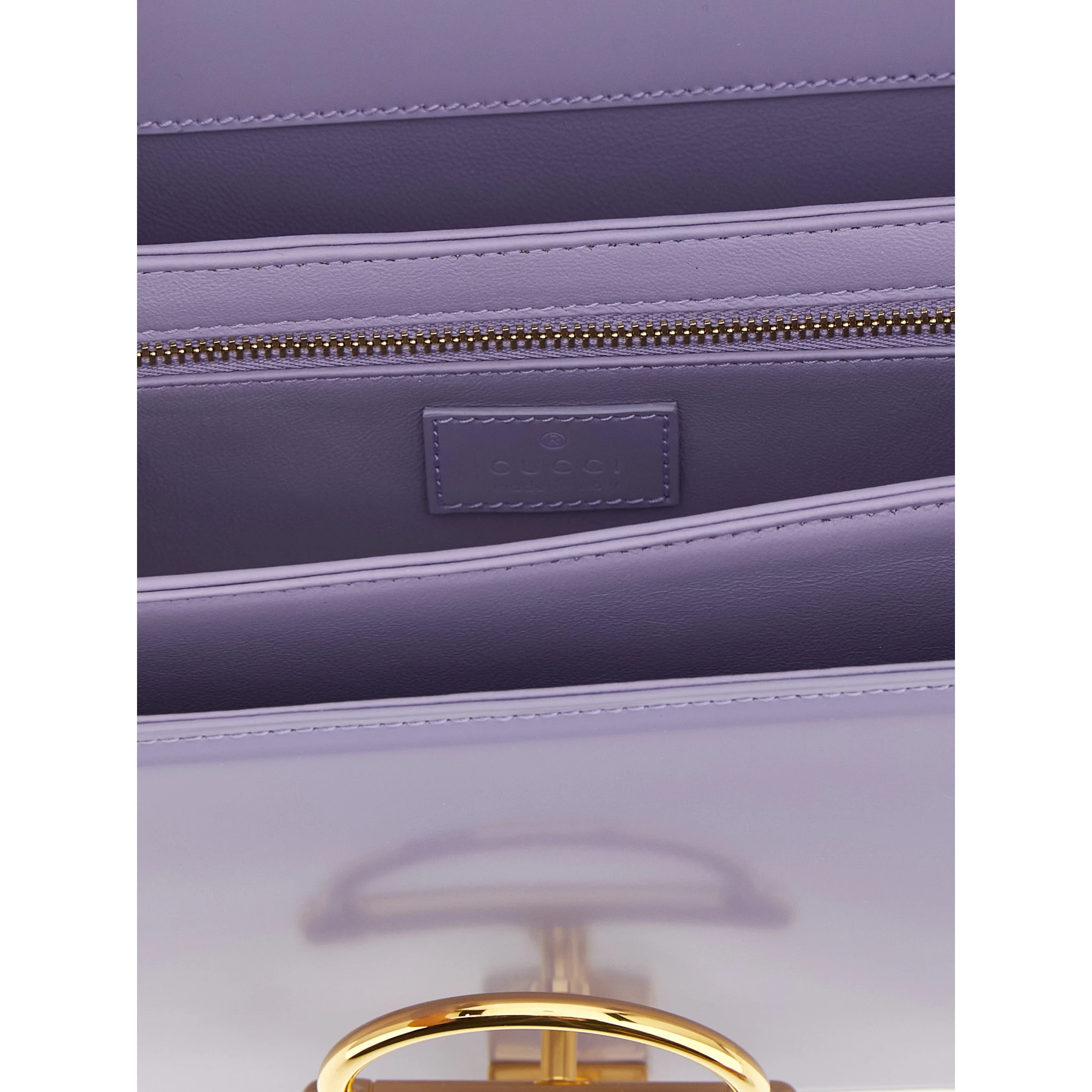 Purple Calfskin Shoulder Bag