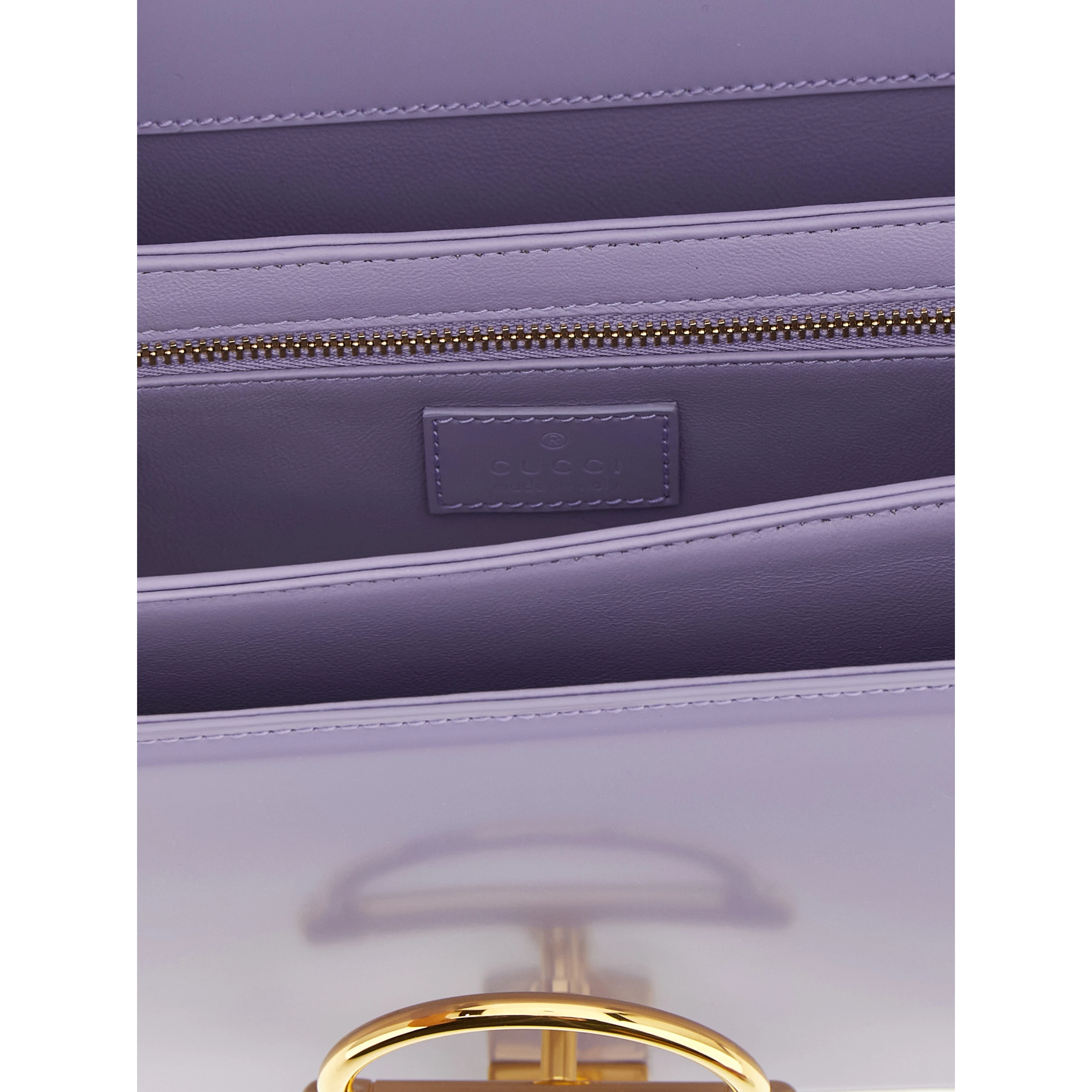 Purple Calfskin Shoulder Bag