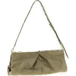 Bicolor Calfskin Clutch Bag