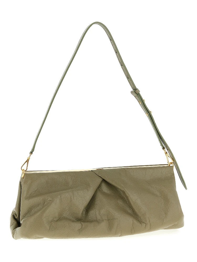 Bicolor Calfskin Clutch Bag alternative