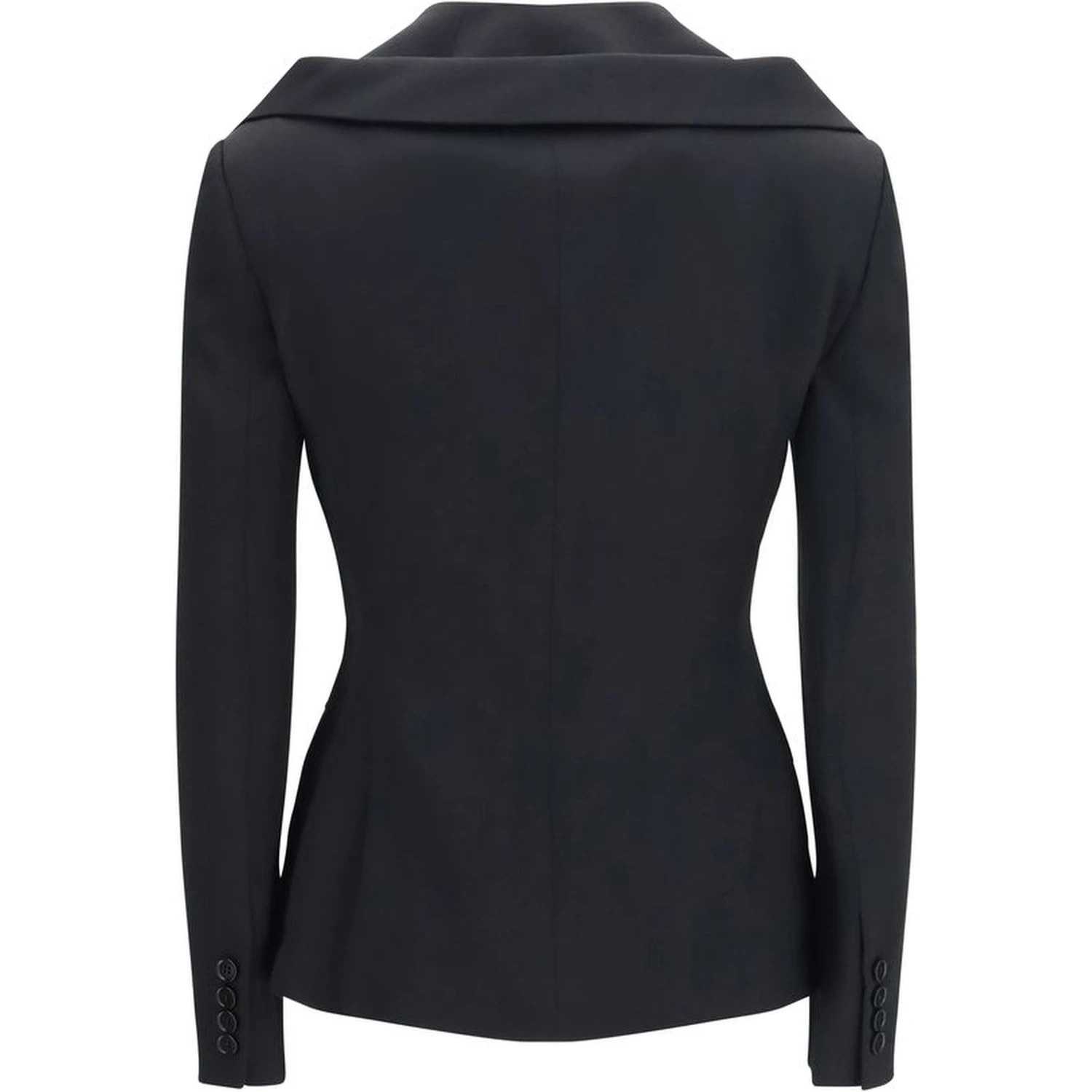 Black Wool Oves Aries Full-Length Jacket