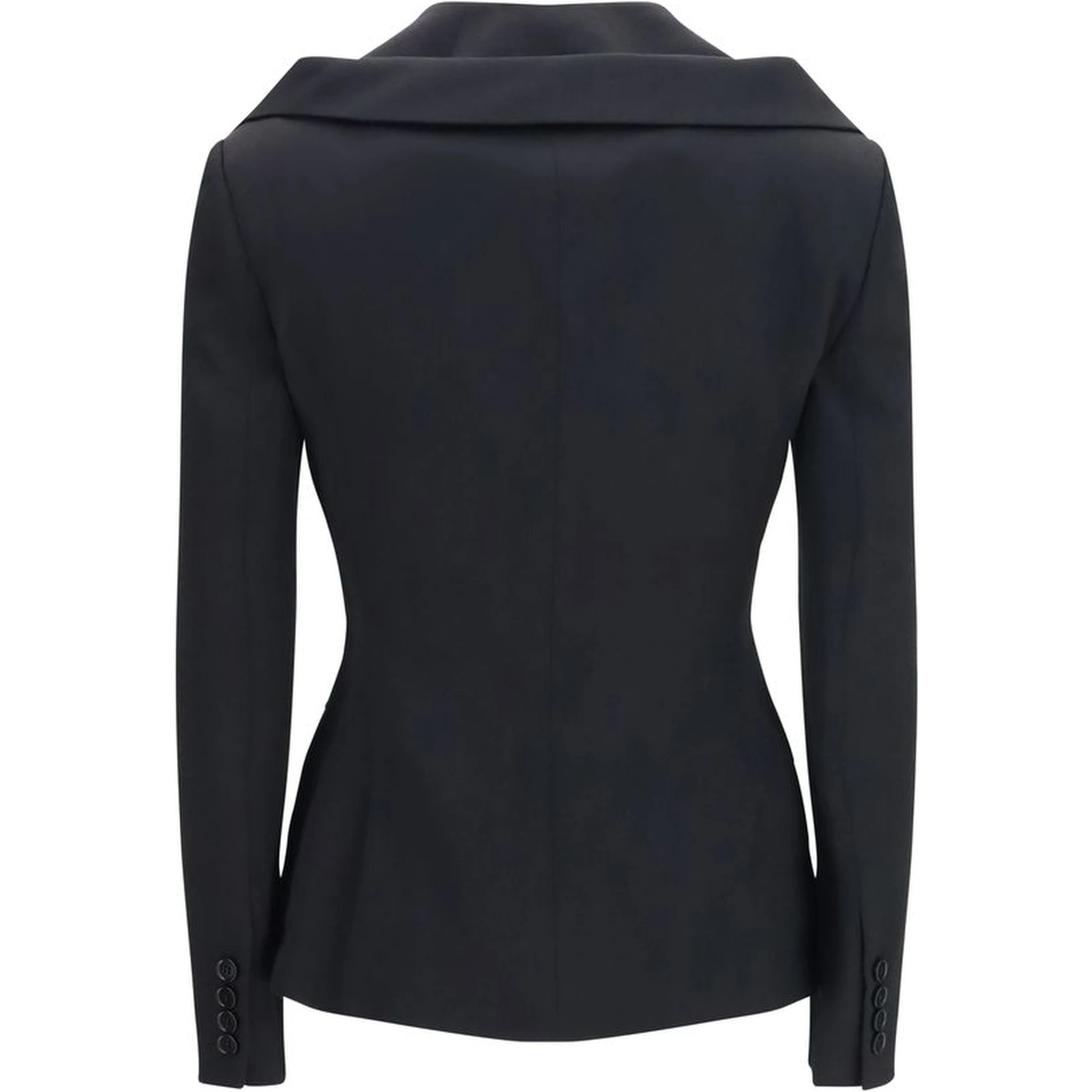Black Wool Oves Aries Full-Length Jacket