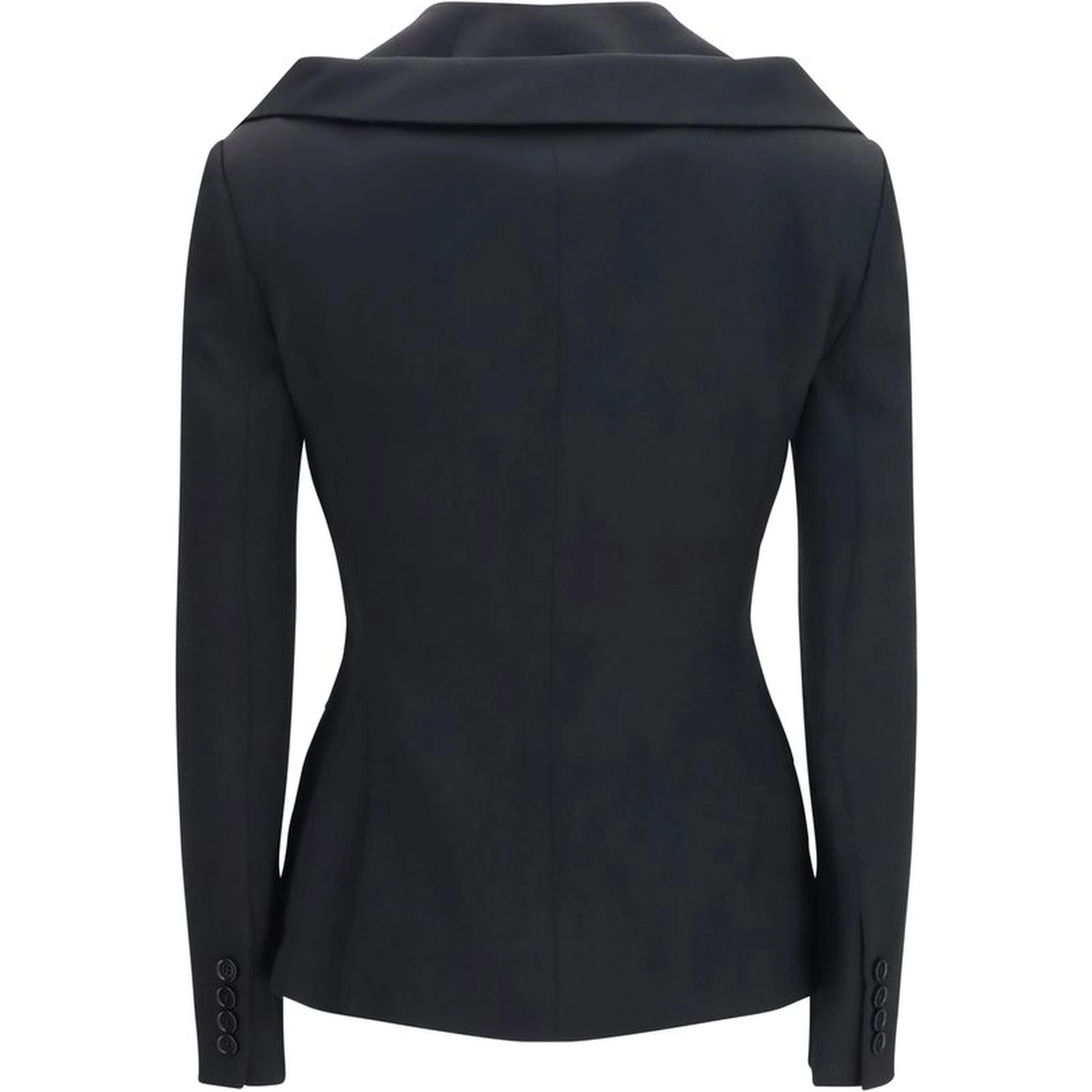 Black Wool Oves Aries Full-Length Jacket