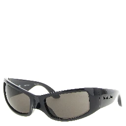 Black Polyamide Sunglasses