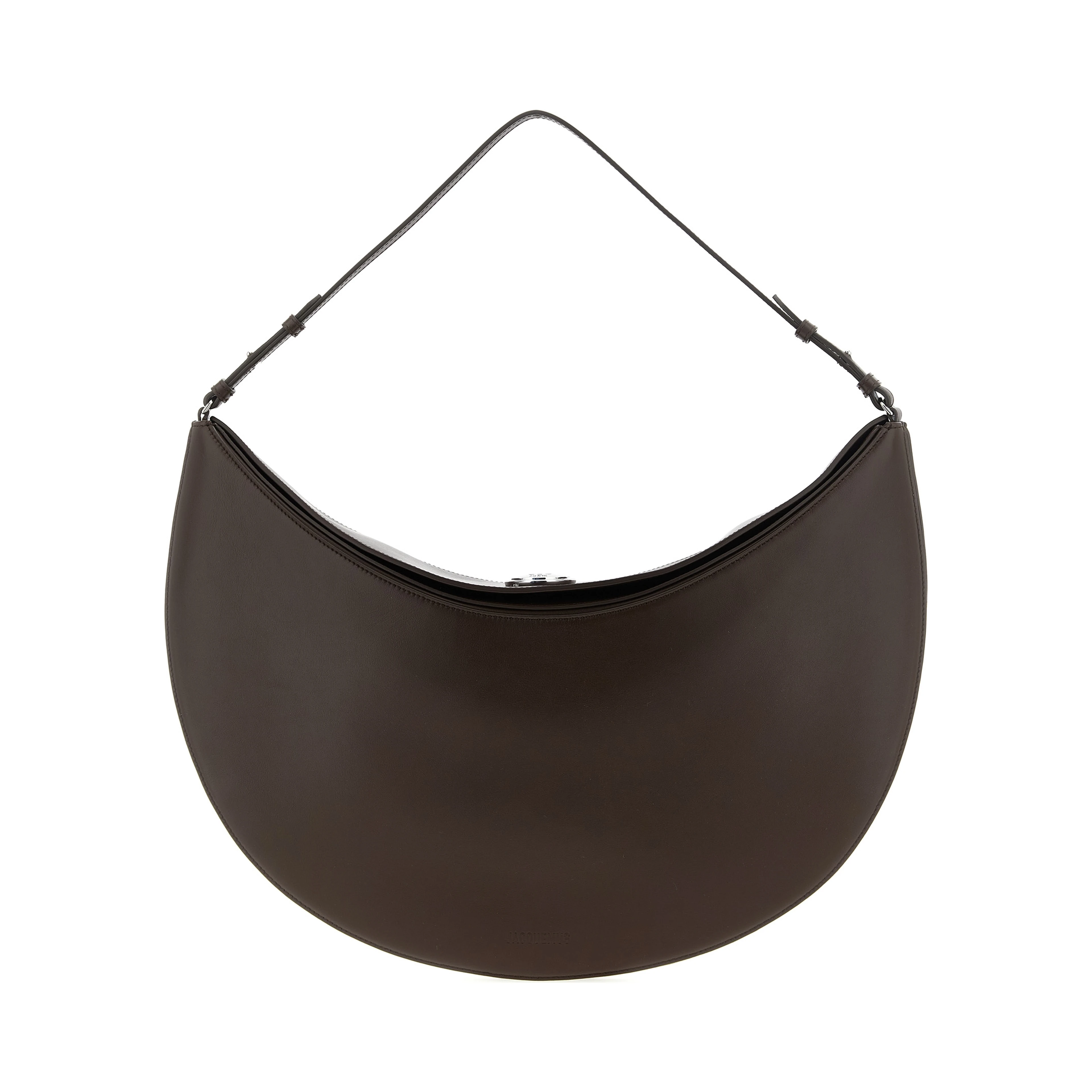 Brown Calfskin Shoulder Bag