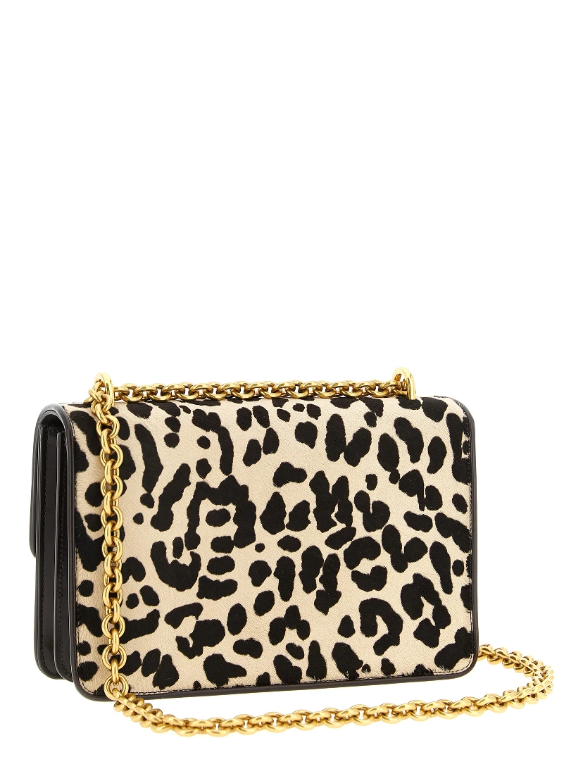 Multicolor Calfskin Shoulder Bag