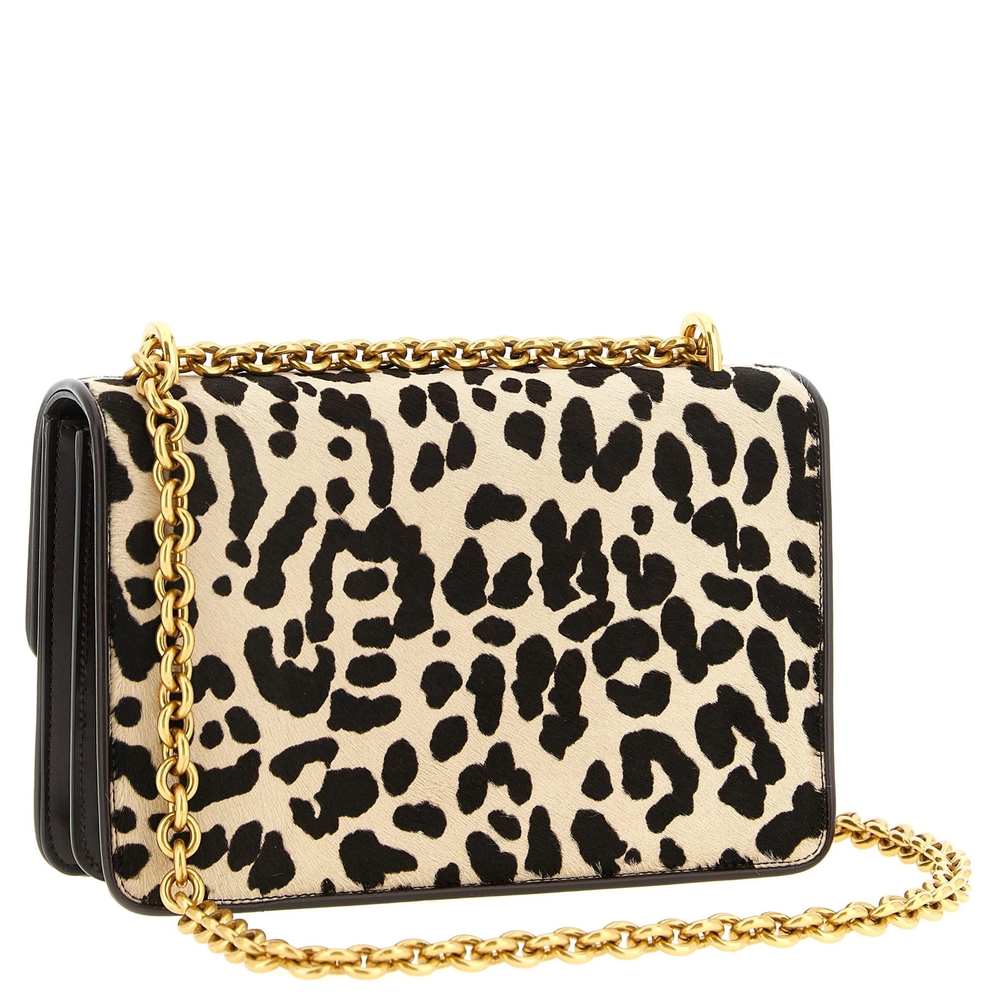 Multicolor Calfskin Shoulder Bag