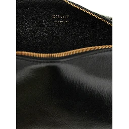 Black Calfskin Crossbody Bag