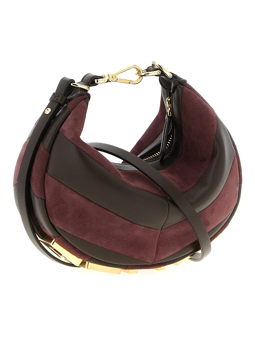 Multicolor Lamb Leather Handbag