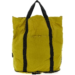 Bicolor Nylon Tote Bag