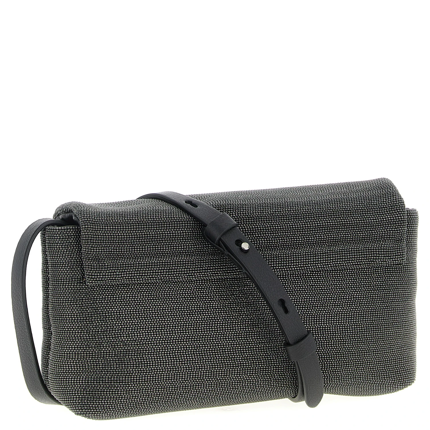 Black Leather Clutch Bag