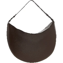Brown Calfskin Shoulder Bag