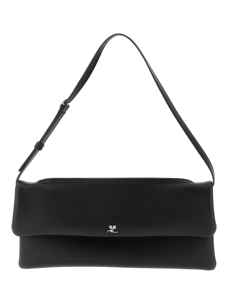 Black Cowhide Clutch Bag