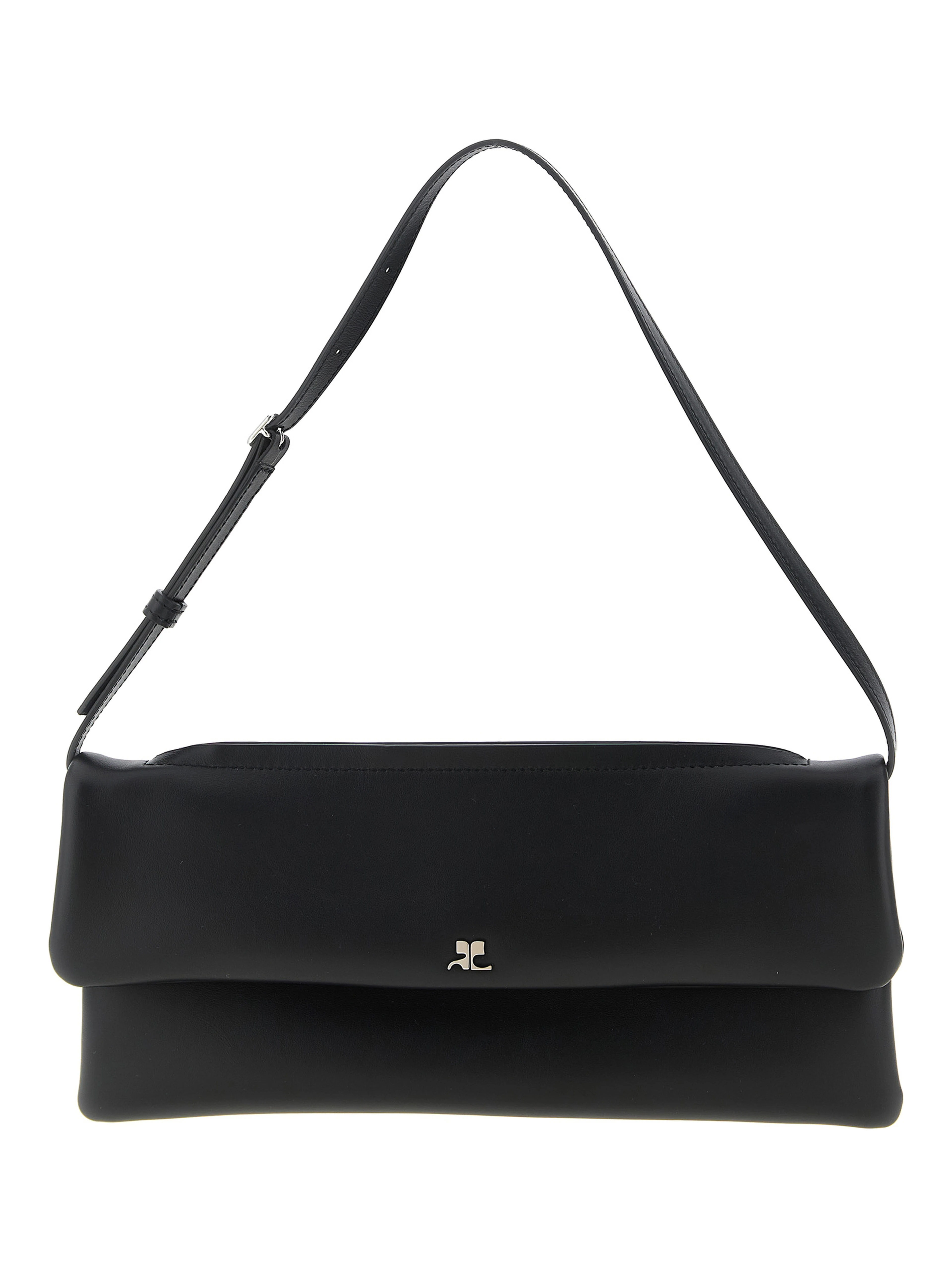 Black Cowhide Clutch Bag