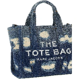 Blue Cotton Tote Bag