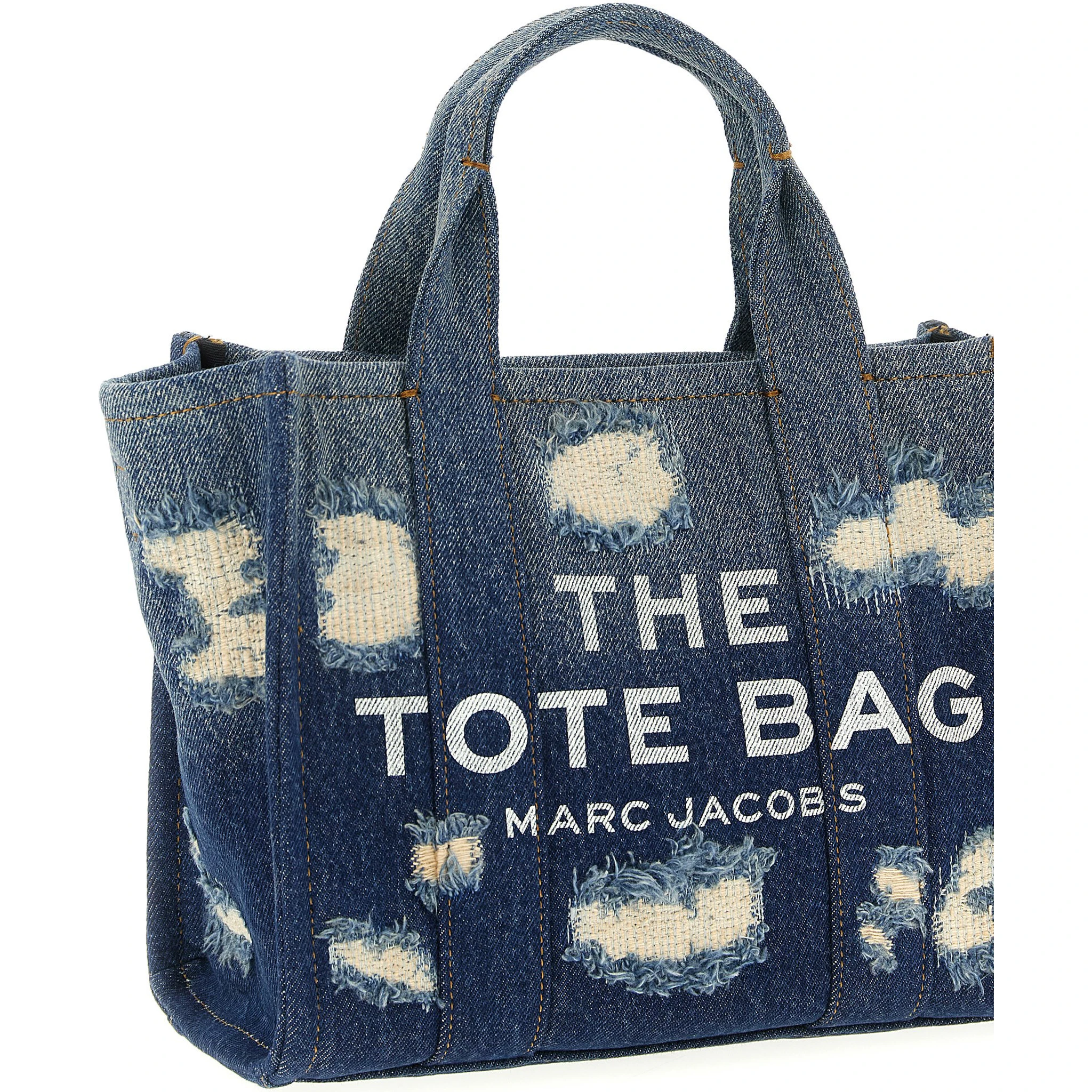 Blue Cotton Tote Bag