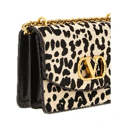 Multicolor Calfskin Shoulder Bag